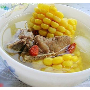 玉米萝卜排骨汤